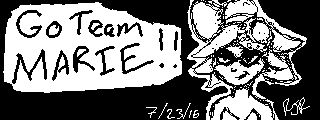 Splatfest drawing Team Marie