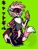 Saber punk cat Sprite: Vix