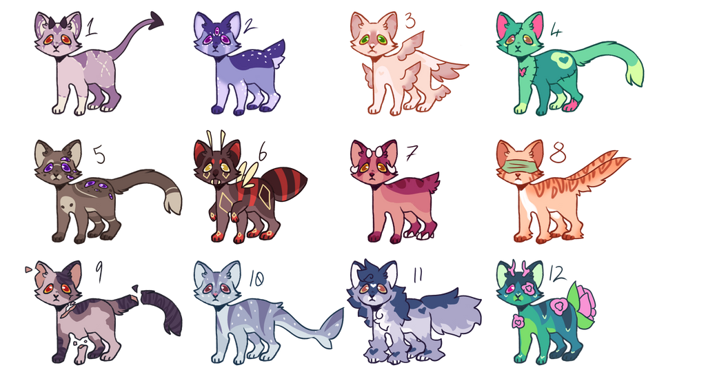 Interposed Cat Cat adopts (CLOSED) by Interdemensional on DeviantArt