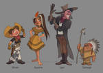 Western theme Character Design