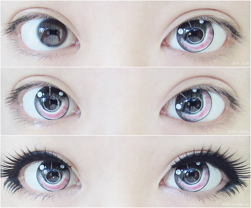 Makeup With Anime Lenses By Askuniqso