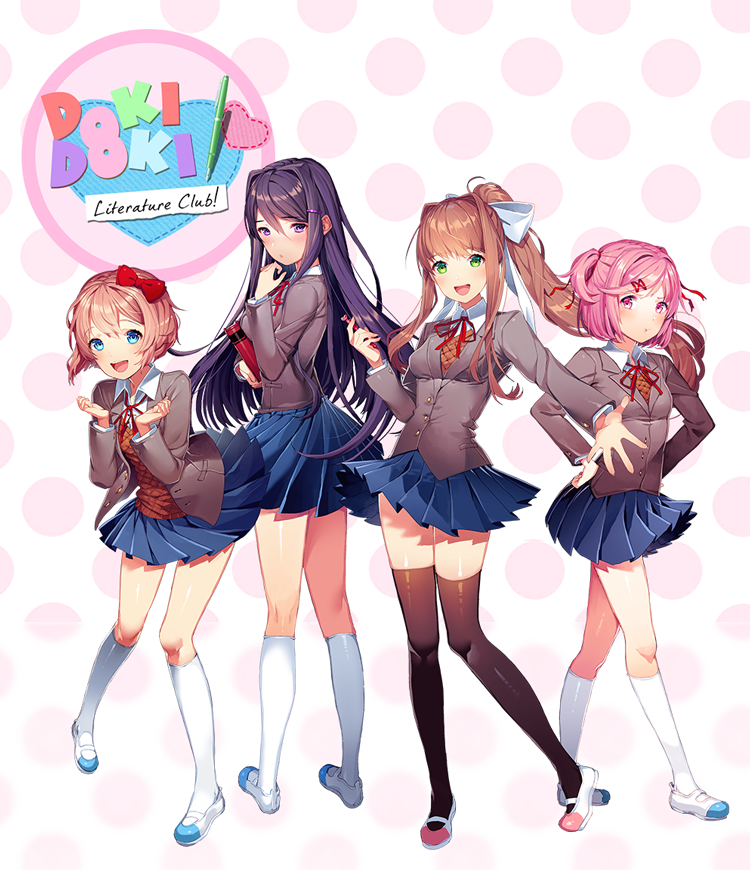 Doki Doki Literature Club characters by Bugmaser on DeviantArt