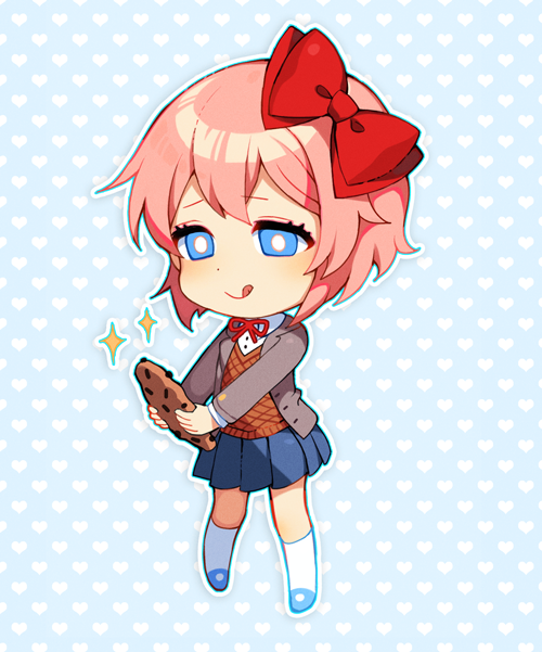 Valentines Sayori Chibi By Satchely On DeviantArt valentines-sayori-chibi-by-satchely-on-deviantart