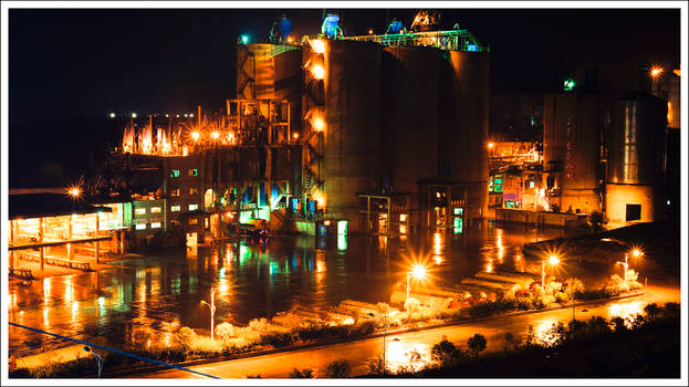 The cement factory