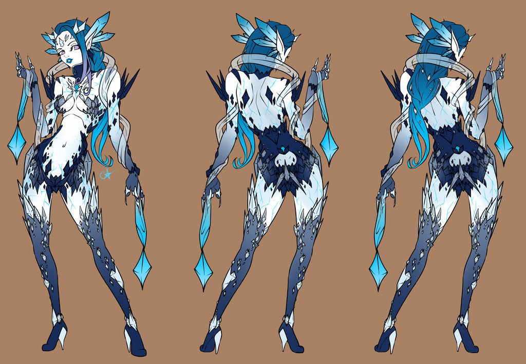 Fanart: Crystalline Zyra Skin Second Draft