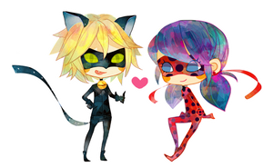 Miraculous Ladybug and Chat Noir