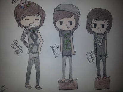 Austin Carlile, Vic Fuentes, and Kellin Quinn