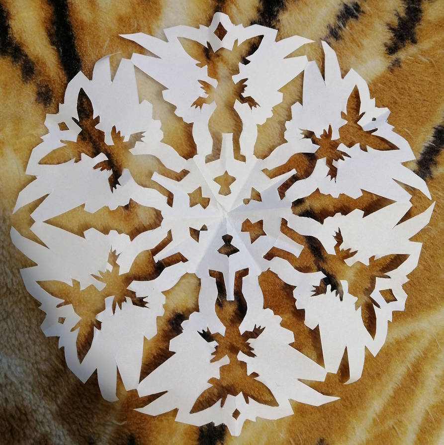 Snowflack Pattern Ova nova challenge: snowflake by JellyUni on DeviantArt