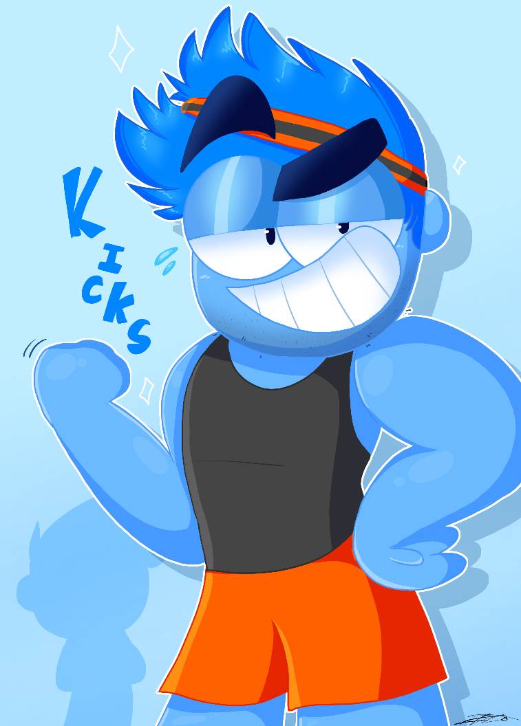 Kick Fan Deviantart Kicks Hit by ThatCrazyCartoonist on DeviantArt