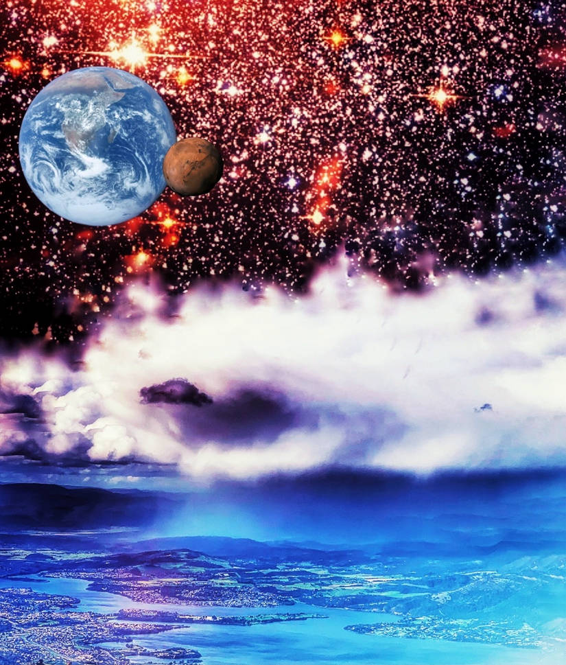 Two worlds by MordenCross on DeviantArt