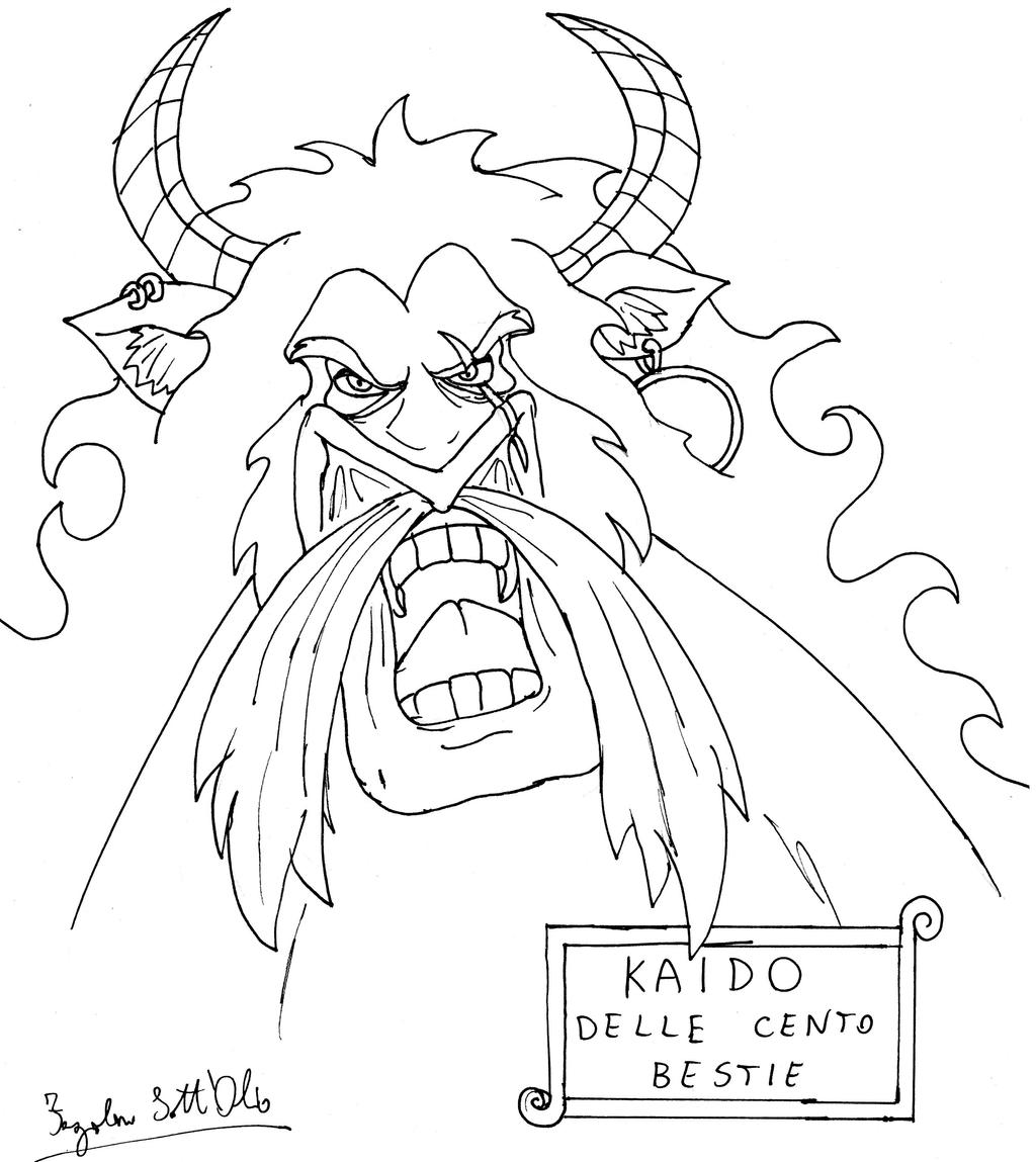 Kaido Colour In KAIDO Fan Art - One Piece by Altidoro on DeviantArt