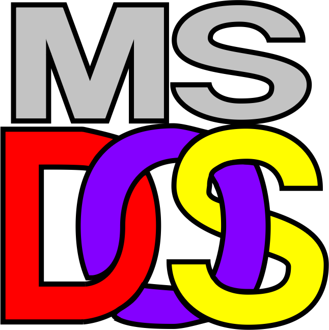 (HD) MS-DOS Logo by WindowsObjectBattle on DeviantArt