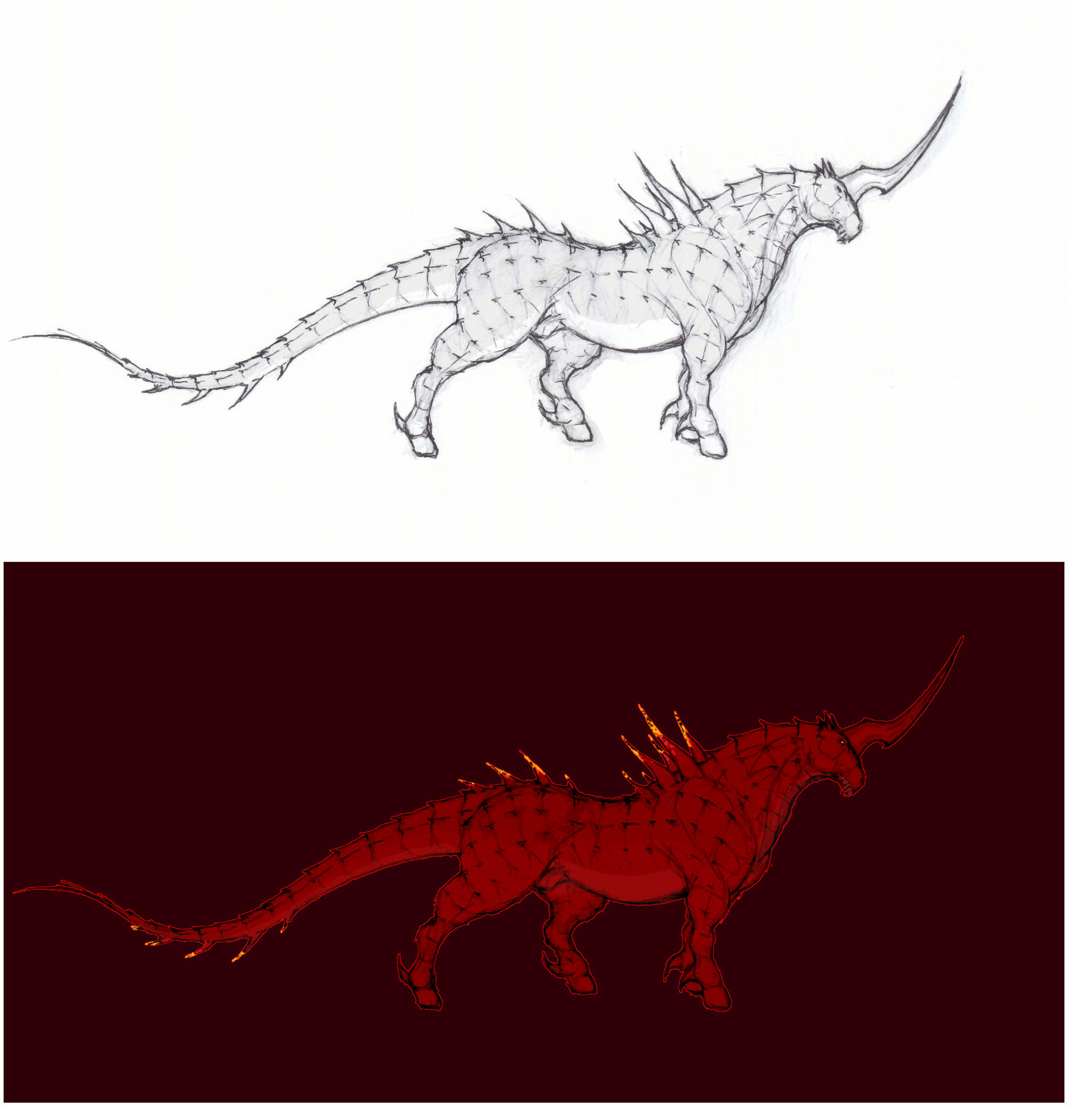 Evil unicorn by krigg on DeviantArt