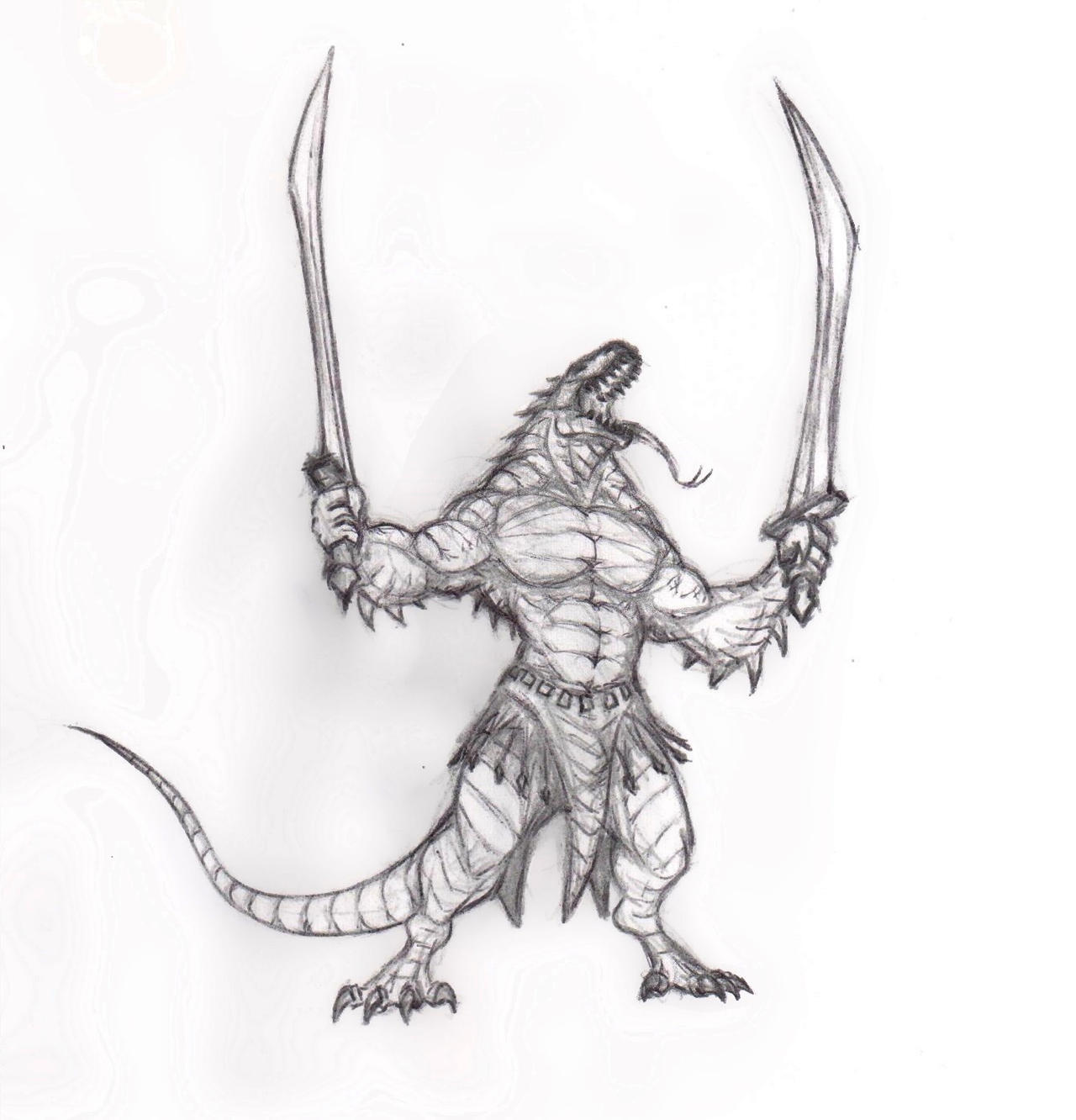 Lizardman by krigg on DeviantArt