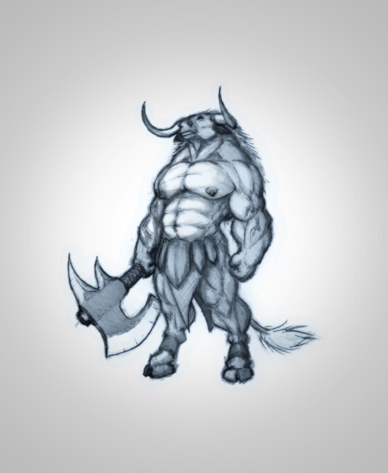 Minotaur updated by krigg on DeviantArt