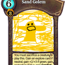 Faeria Contest Entry: Sand Golem [Yellow]