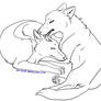 Wolf Lovers - Lineart