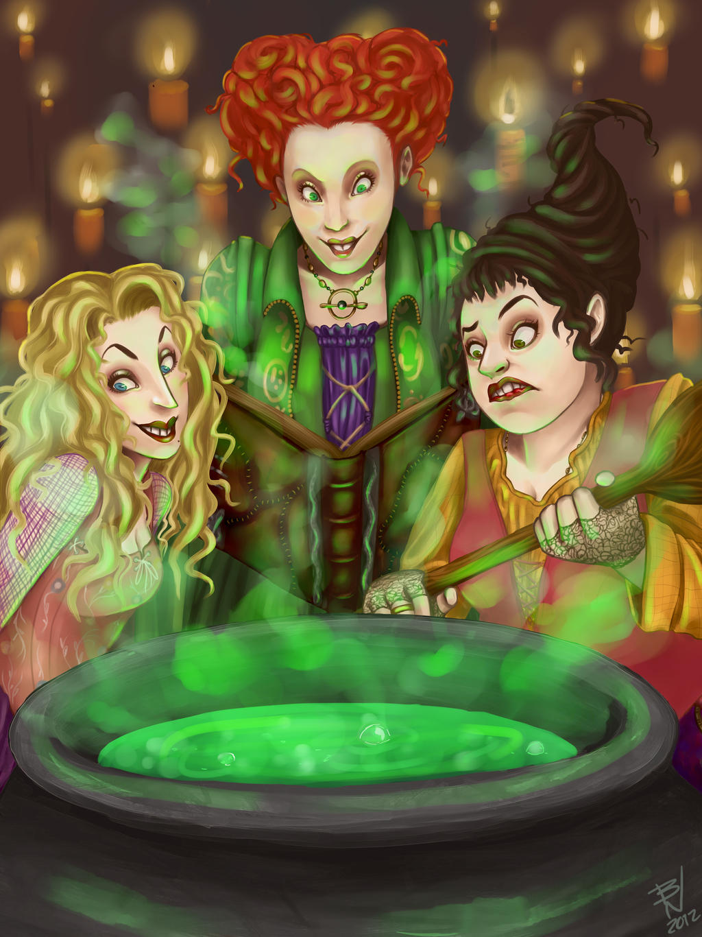 Hocus Pocus fan art by Sushimii on DeviantArt