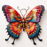 Kaleidoscopic Splendor: The Artistic Butterfly