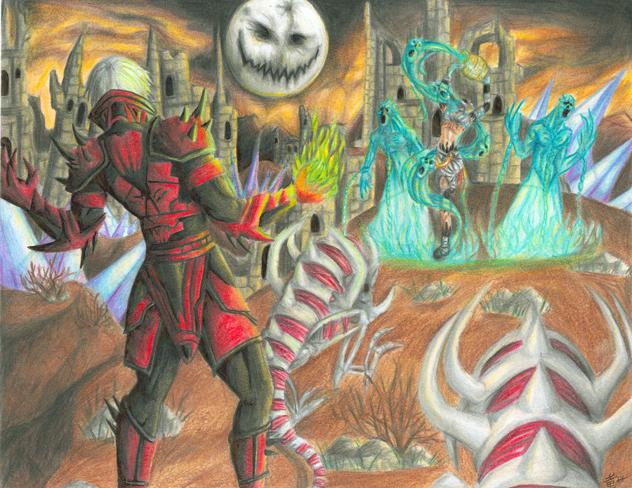 Ghosts VS Ghouls by DragonGirlLucky13 on DeviantArt