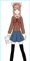 Monika ddlc! by TheMangle202