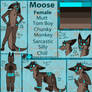 2014 Moose reference sheet