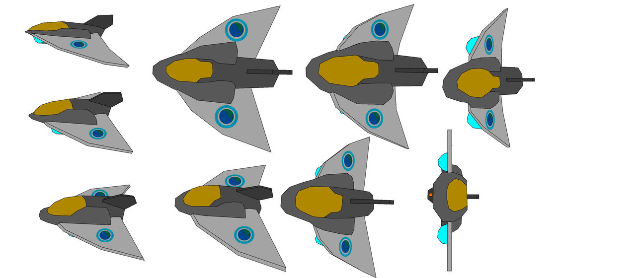 Fighter ship by redknightdevil on DeviantArt