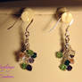 'Roses are Purple' earrings2