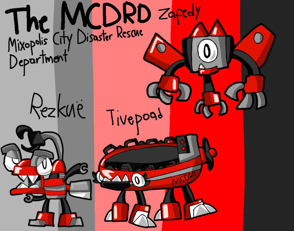 Mixels Rad Mixels OC Tribe: The MCDRD by Artermixel on DeviantArt