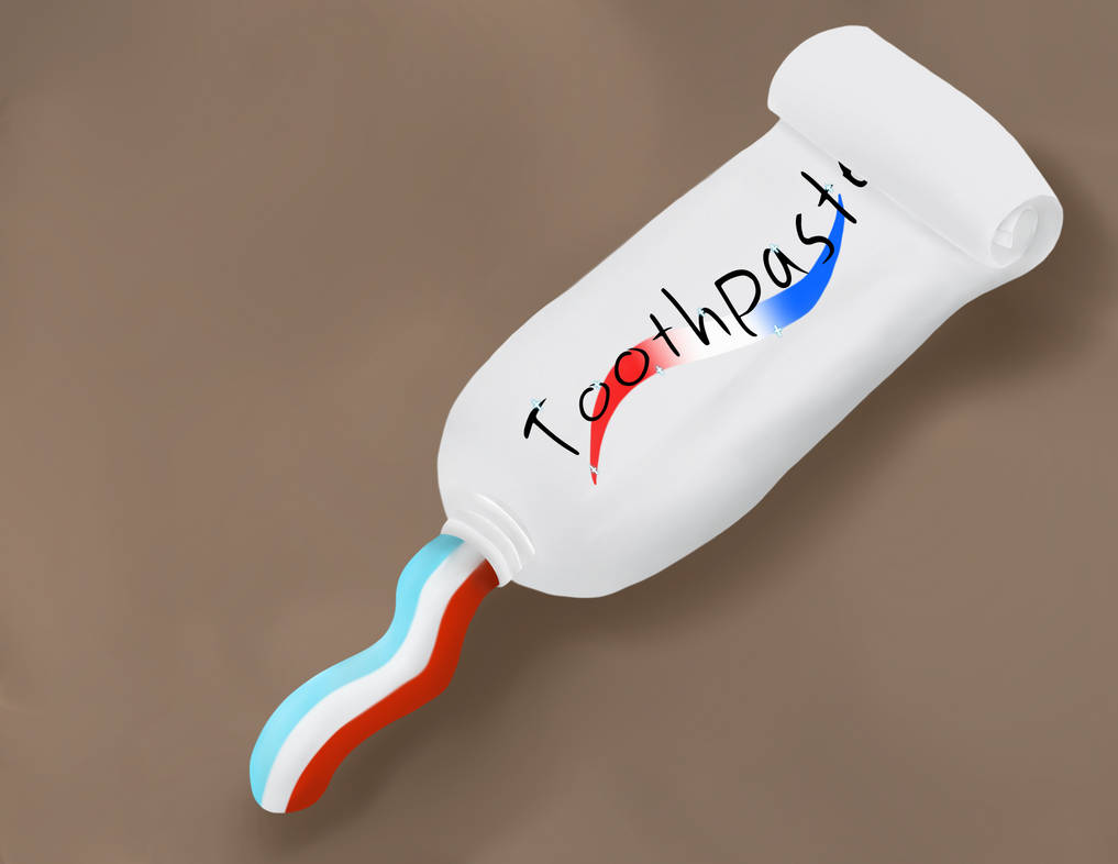 Realistic toothpaste by Frazil-Frost on DeviantArt