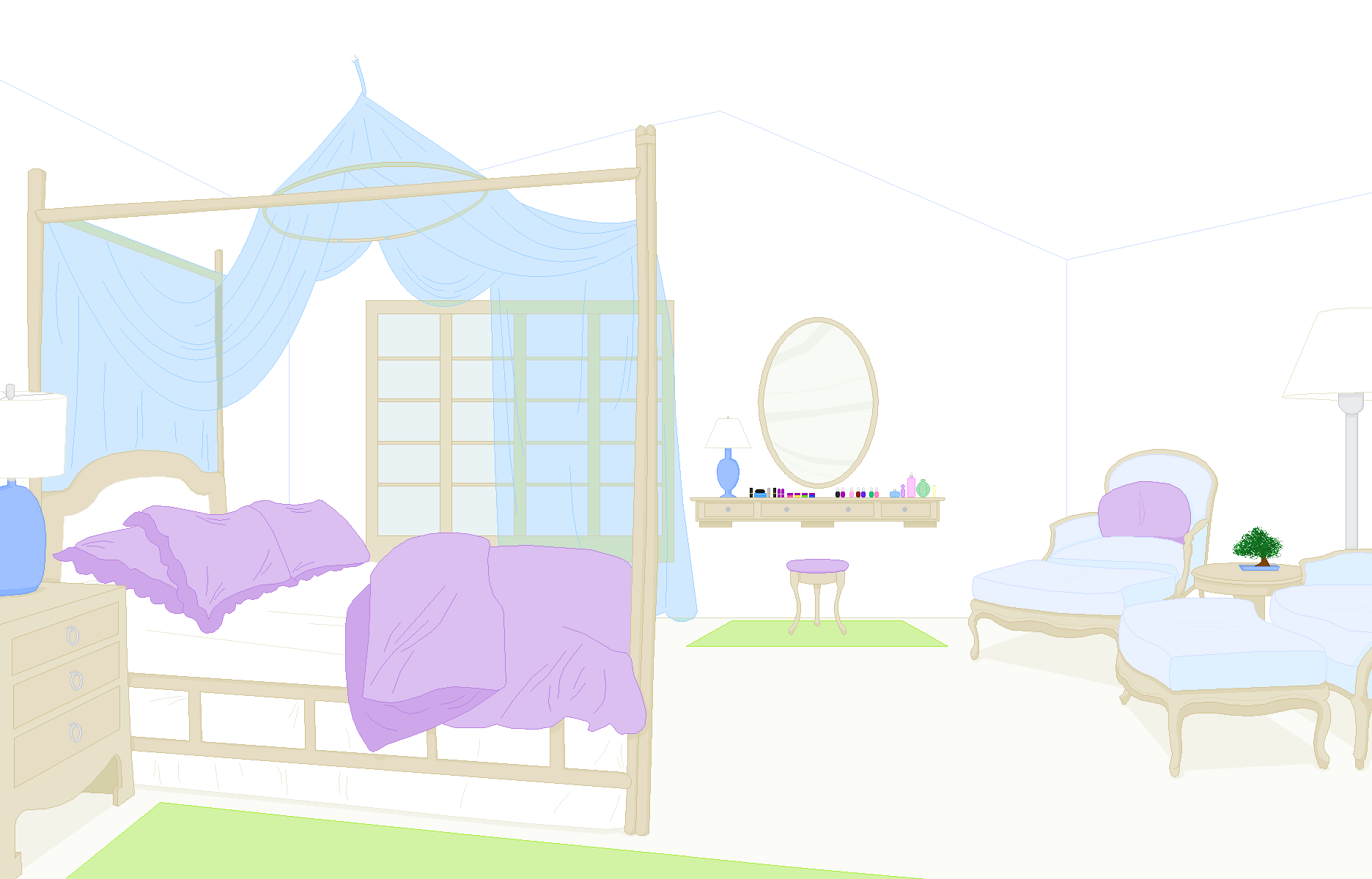 Bedroom Background for Bases by RavynRaver on DeviantArt