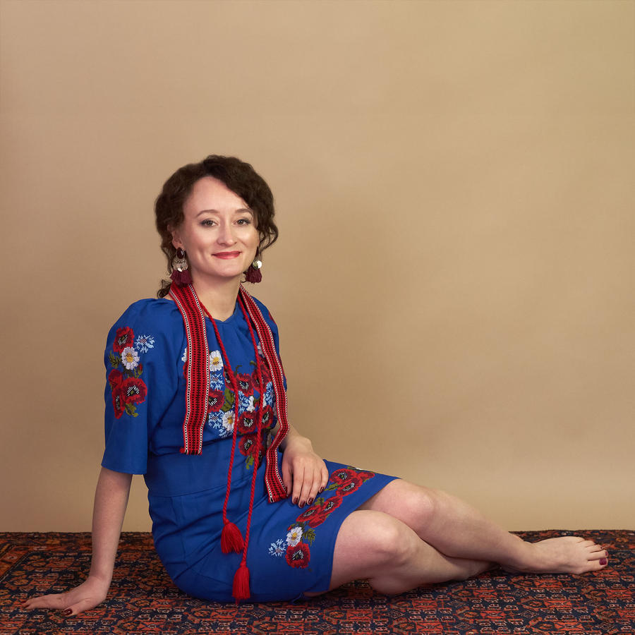 Traditional Ukrainian Clothing Blue Dress By LEElya On DeviantArt traditional-ukrainian-clothing-blue-dress-by-leelya-on-deviantart