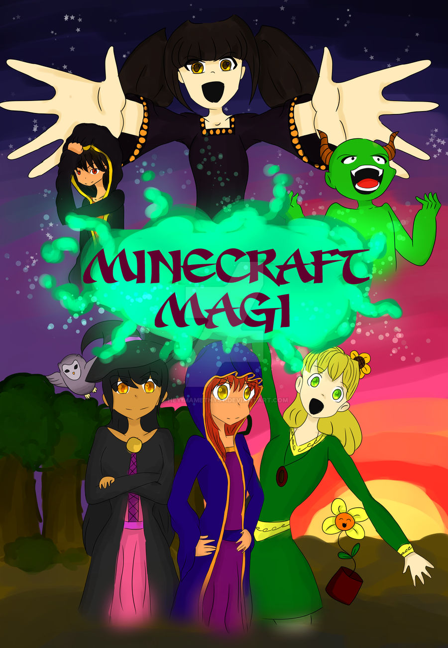 Minecraft Magi Comic Cover by HeyImAmethyst on DeviantArt