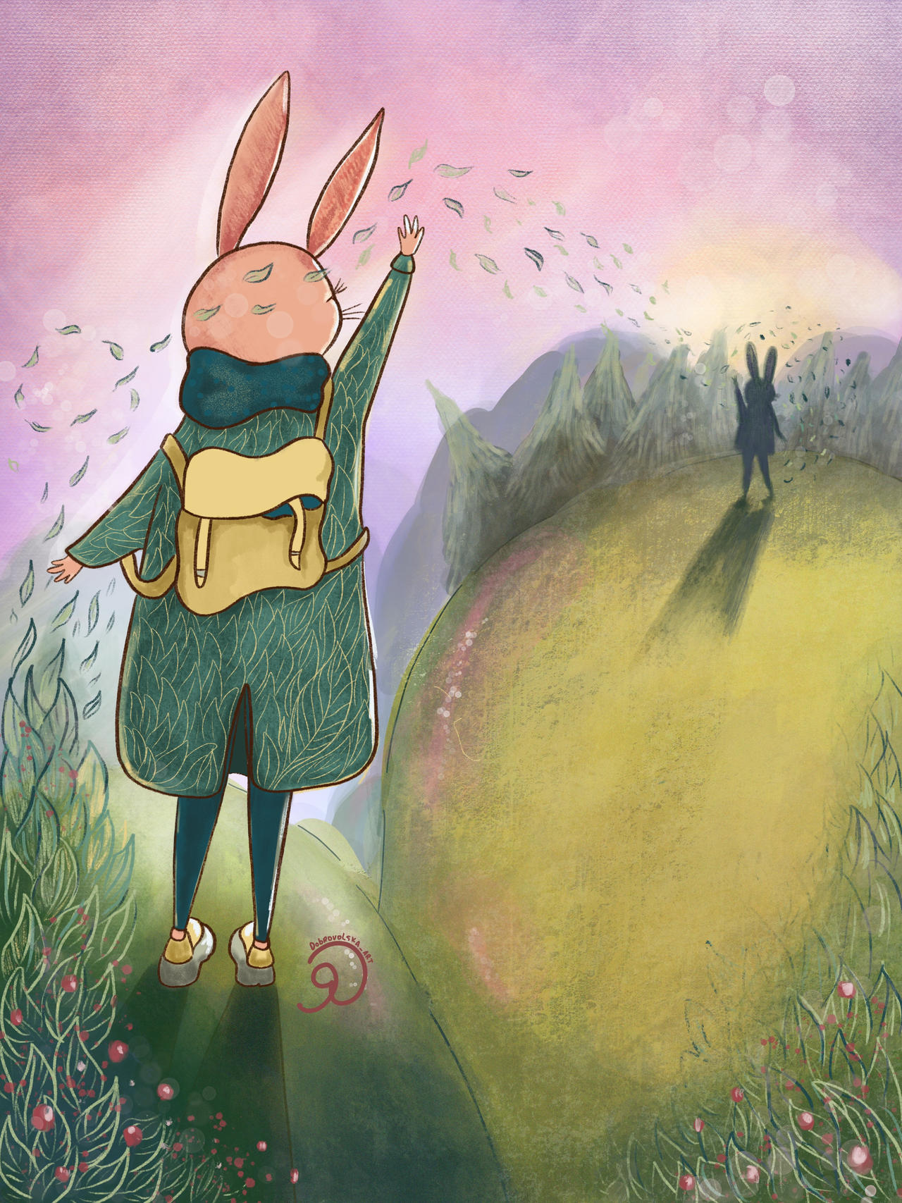 Hello and goodbye by DobrovolskaArt on DeviantArt