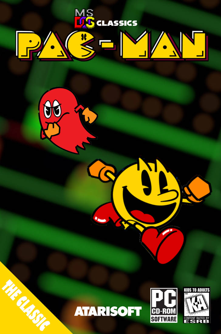Pac Man MS DOS Classics BoxArt by enzogames29 on DeviantArt