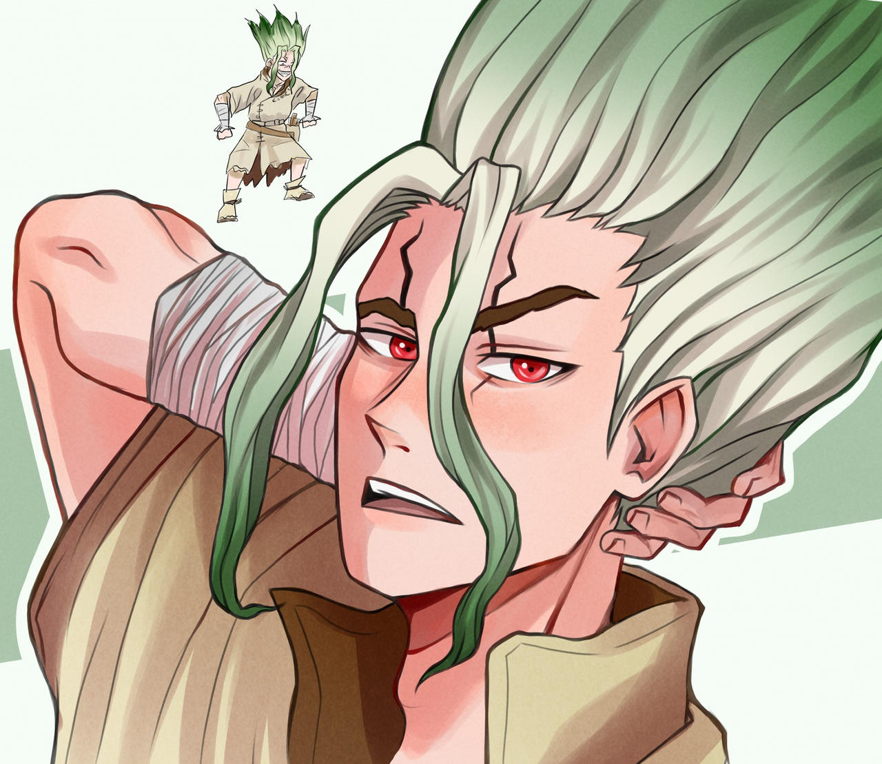 Senku by lenapomr on DeviantArt
