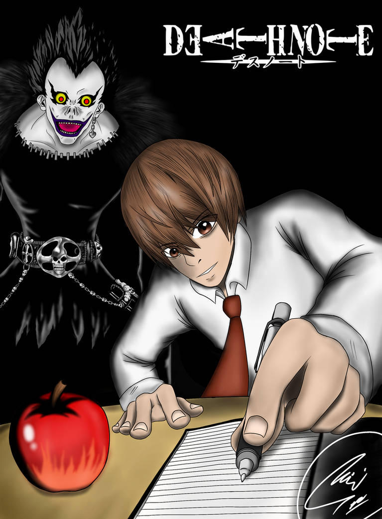 Deviantart Re Note Death Note (commission work) by 0verKiwi on DeviantArt