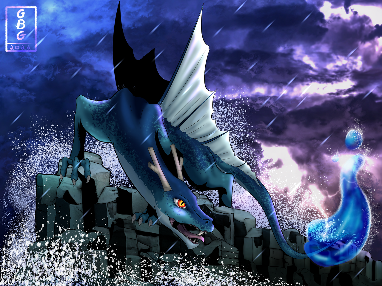 Gingerbread Charizard Water charizard by GingerbreadgalYT on DeviantArt