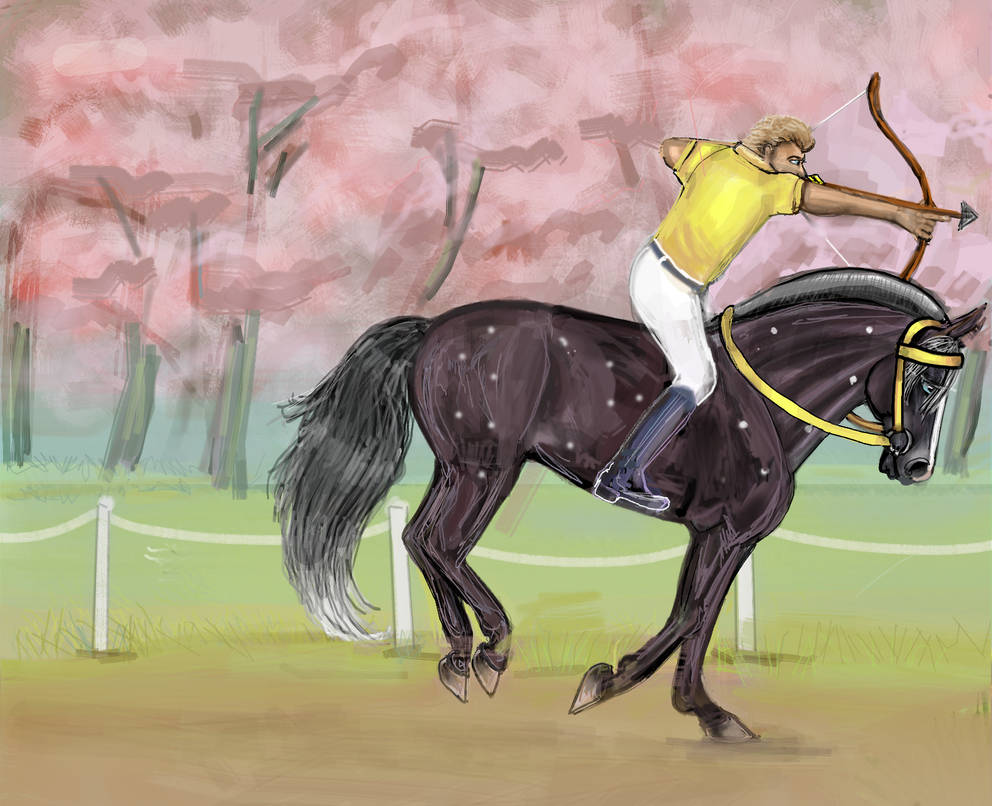 Trial Three Mounted Archery by Ipheion20 on DeviantArt