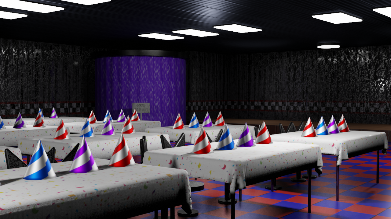 FNAF Dining Room (Not Accurate) by VirtualOdyssey on DeviantArt