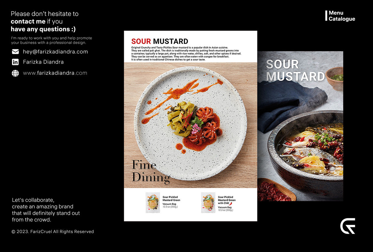 Customize Your Marketing with Unique Menus by FarizCruell on DeviantArt