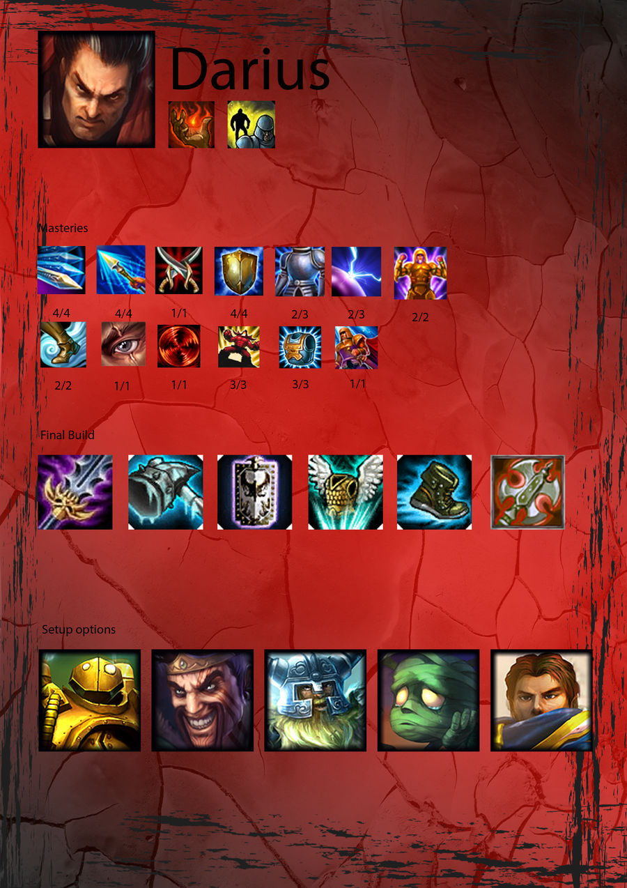 Darius Build By LegendBladeD On DeviantArt
