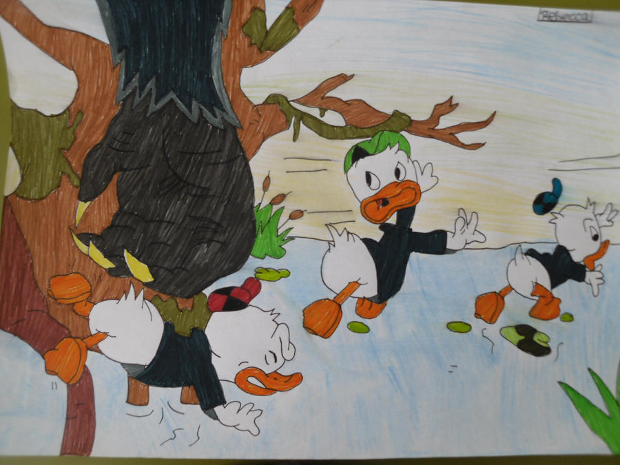 Kwik,Kwek and Kwak by RebeccaG1999 on DeviantArt