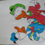 Donald duck and guus geluk