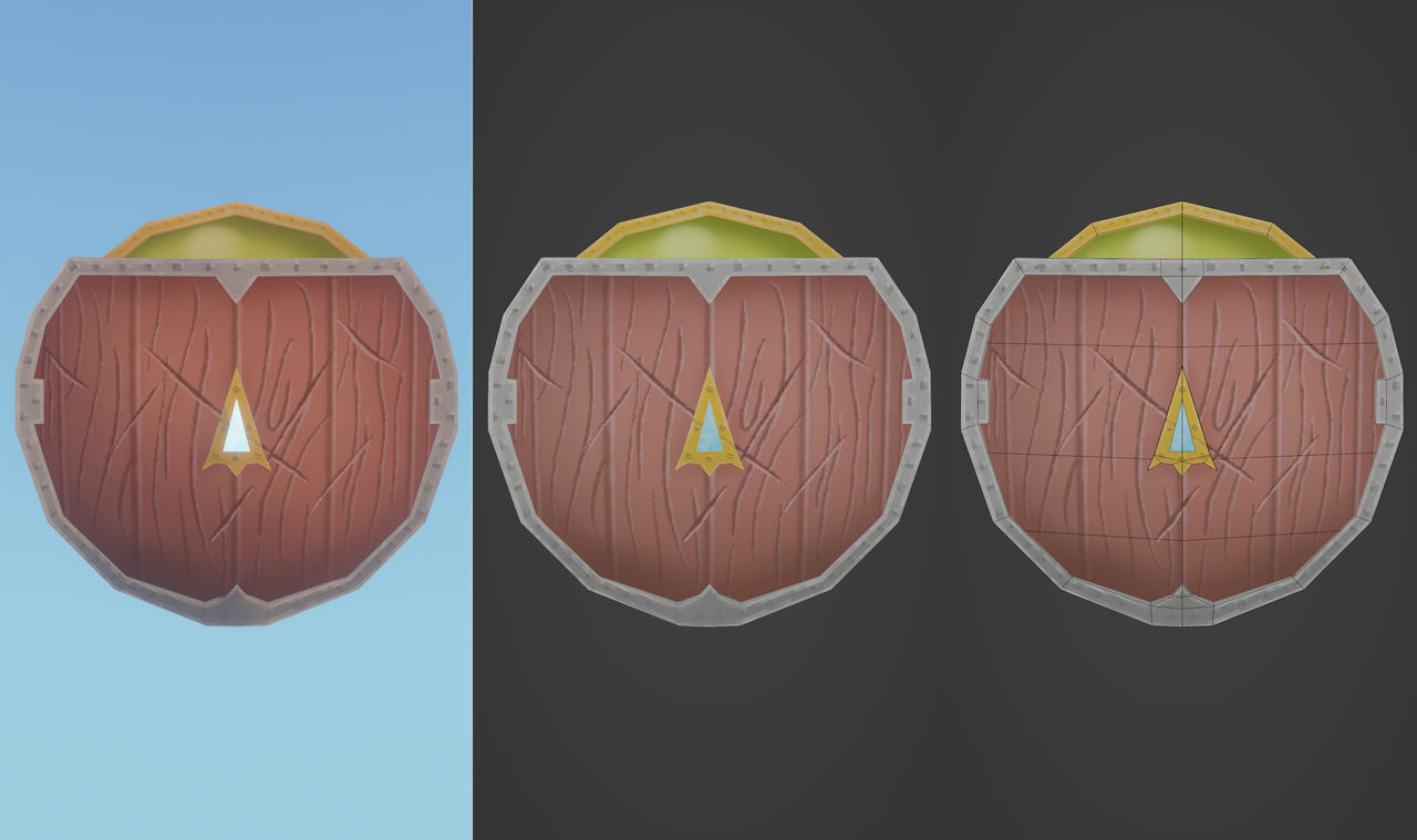 Low Poly Shield by paintgarlics on DeviantArt