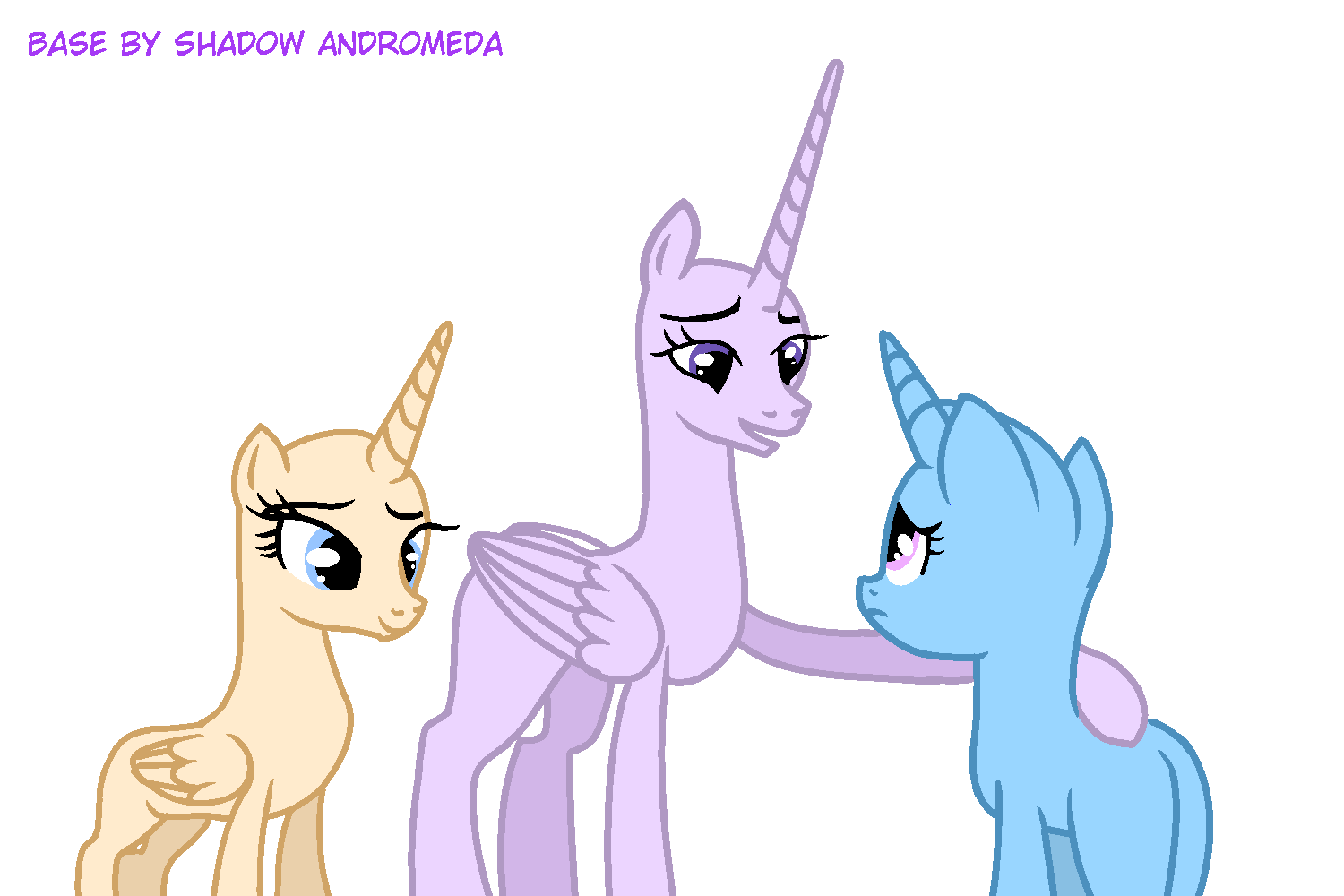 MLP Base #1~ by ShadowAndromedaYT on DeviantArt