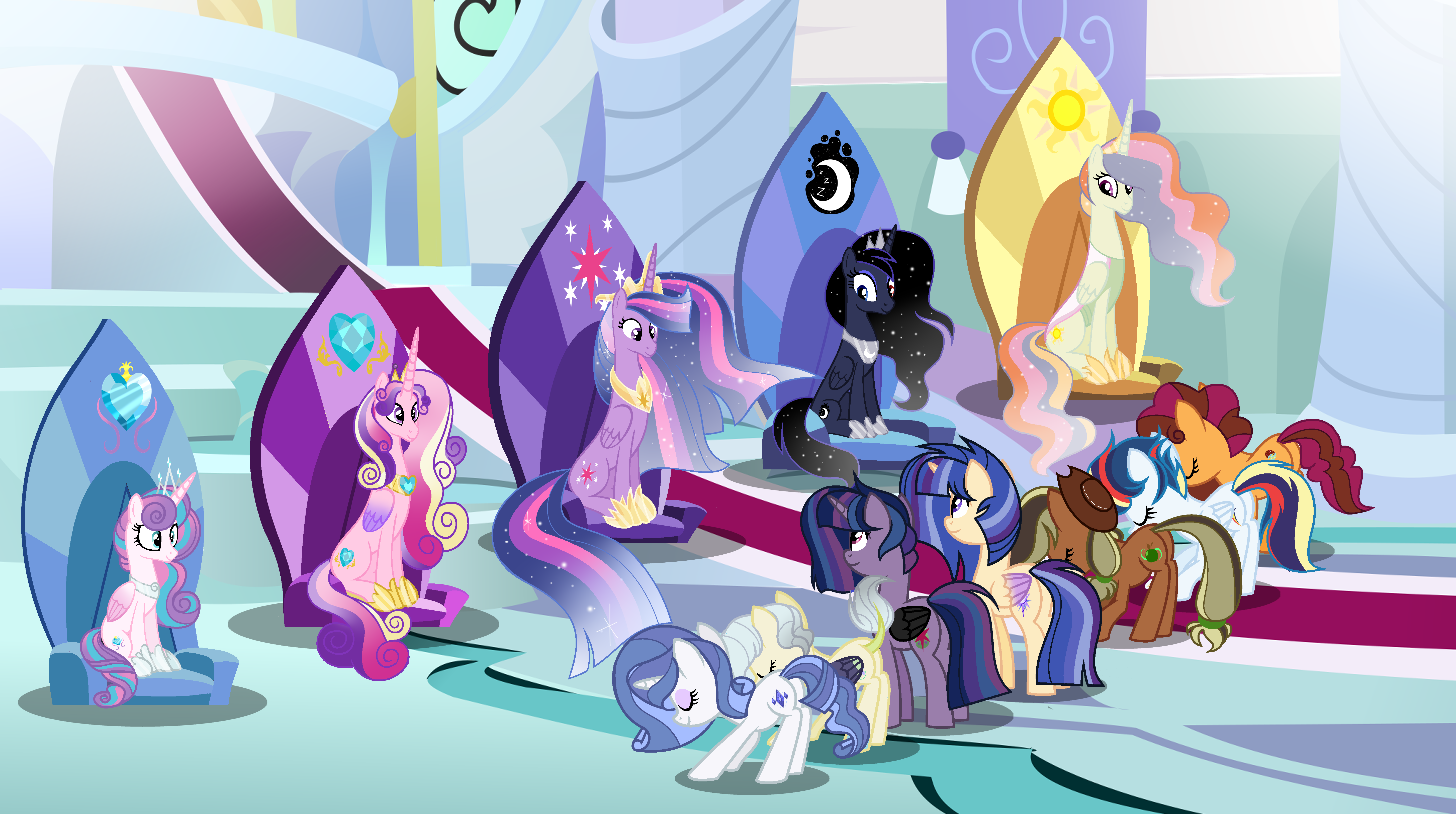Mlp Next Gen The Meeting With Princesses By Shadowandromedayt On Deviantart