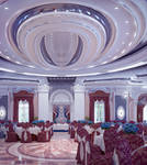 Interior of banquet hall 2 by ideaday