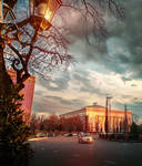 Sunset in Tashkent-3 by ideaday