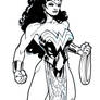 Wonder Woman ink pose 0809